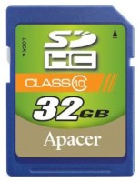 Карта памяти Apacer SDHC 32Gb Class 10