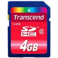 Карта памяти Transcend SDHC 4Gb Class 2