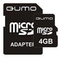 Карта памяти Qumo microSD 4Gb Class 6