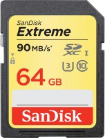 Карта памяти SanDisk Extreme SDXC 64GB Class 10