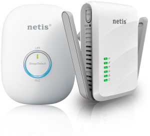 Wi-Fi адаптер Netis AV600 Powerline PL7622 Kit