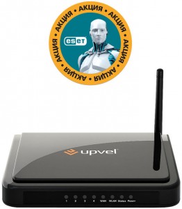 Wi-Fi точка доступа Upvel UR-315BN + Eset Nod32 5ПК 3 месяца