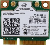 Wi-Fi оборудование Intel 7260HMWWB