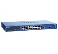 Коммутатор  NetGear FS726T-100EUS Blue