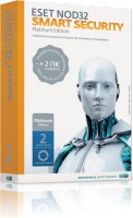Антивирусы Eset NOD32 Smart Security Platinum Edition 2 года на 3 ПК (NOD32-ESS-NS-BOX-2-1)