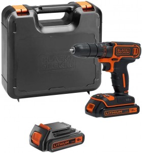 Дрель-шуруповерт Black and Decker BDCHD18KB