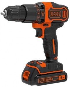 Дрель-шуруповерт Black and Decker BDCHD18KB-XK