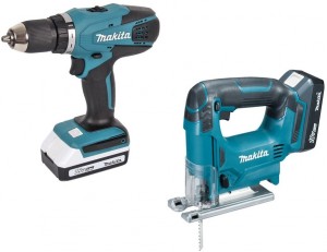 Дрель-шуруповерт Makita DK18298X1 + лобзик JV183DWE