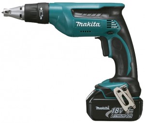 Шуруповерт Makita DFS451Z голубой/черный