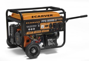 Бензиновый генератор Carver  PPG-8000-Е-3