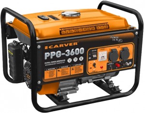 Бензиновый генератор Carver  PPG-3600