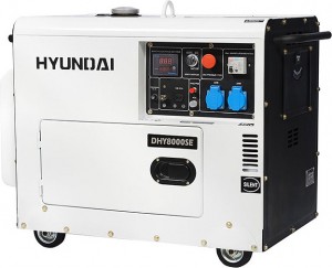 Дизельный генератор Hyundai DHY8000 SE