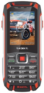 Мобильный телефон Texet TM-515R X-signal Black red