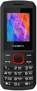 Мобильный телефон Texet TM-126 Black red