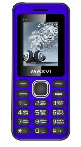 Мобильный телефон Maxvi  P1 Blue black