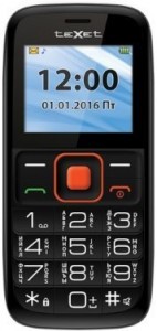 Мобильный телефон Texet TM-B117 Black orange