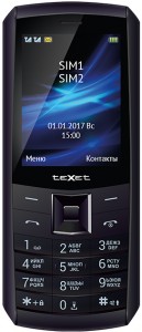 Мобильный телефон Texet TM-D328 Black