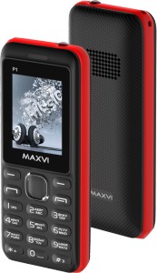 Мобильный телефон Maxvi  P1 Black red