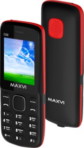 Мобильный телефон Maxvi  C22 Black red