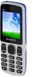 Мобильный телефон Maxvi  C22 White Blue