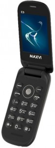 Мобильный телефон Maxvi  E3 Black