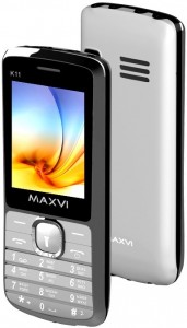 Мобильный телефон Maxvi  K11 Silver