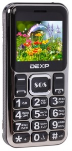 Мобильный телефон DEXP Larus S3 Silver black