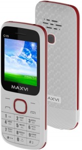 Мобильный телефон Maxvi  C15 White Red