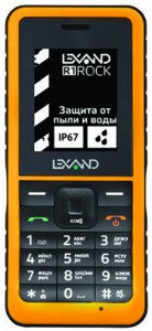 Мобильный телефон Lexand R1 Rock Black Yellow