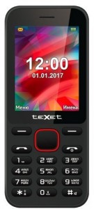 Мобильный телефон Texet TM-215 Black