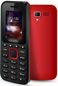 Мобильный телефон Ginzzu M102D mini Black red