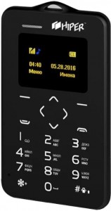 Мобильный телефон Hiper sPhone Card Black