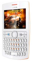 Мобильный телефон Nokia Asha 205 Dual Sim White orange