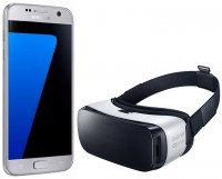 Мобильный телефон Samsung Galaxy S7 SM-G930F 32Gb Silver +  очки виртуальной реальности Gear VR