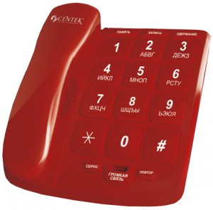 Проводной телефон Centek CT-7006 Red