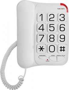 Проводной телефон Texet TX 201 White
