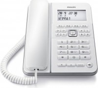 Проводной телефон Philips  CRD500B/51 White