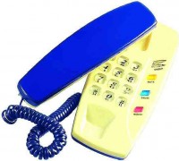 Проводной телефон Telta Теллур Т530 Blue yellow