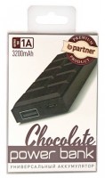 Внешний аккумулятор Partner Chocolate 3200 Brown