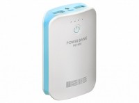 Портативное зарядное устройство для сотового телефона InterStep PB7800 White blue