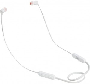 Стерео bluetooth-гарнитура JBL T110BT White