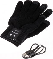 Моно bluetooth-гарнитура Qumo Talking Gloves M Black