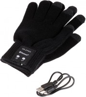 Моно bluetooth-гарнитура Qumo Talking Gloves L Black