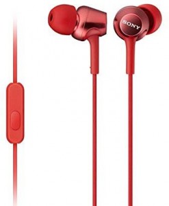 Проводная гарнитура Sony MDR-EX250AP Red