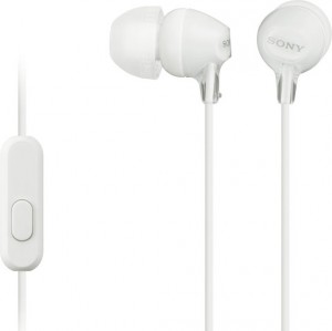 Проводная гарнитура Sony MDR-EX15AP White