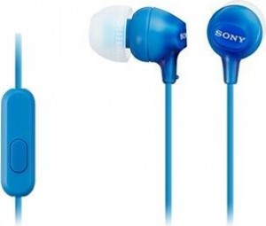 Проводная гарнитура Sony MDR-EX15AP Blue