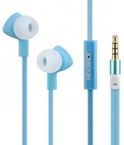 Проводная гарнитура Joyroom Flat Line stereo JR-E102 Blue