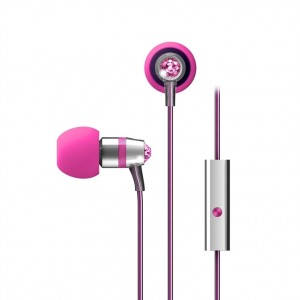 Проводная гарнитура MEElectronics audio Crystal M11J-PK Pink