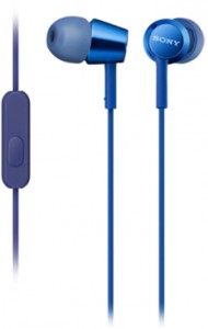 Проводная гарнитура Sony MDR-EX155APL.E Blue