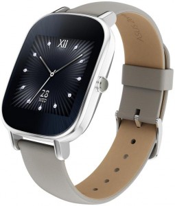 Умные часы Asus ZenWatch 2 (WI502Q-1LKHA0013 ) Silver leather Khaki